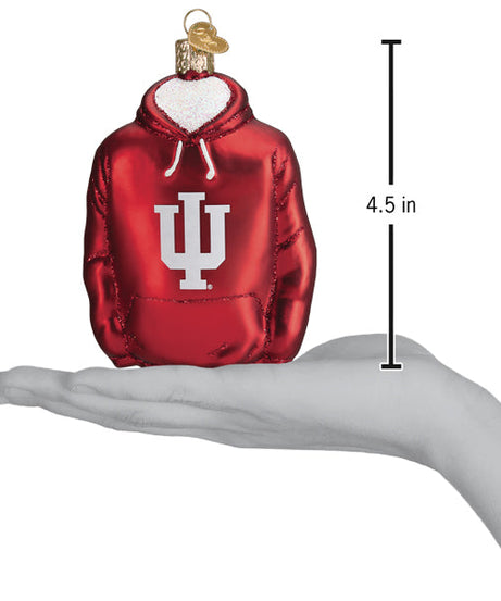 Indiana Hoodie Ornament