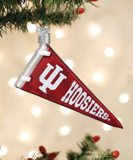 Indiana Pennant Ornament
