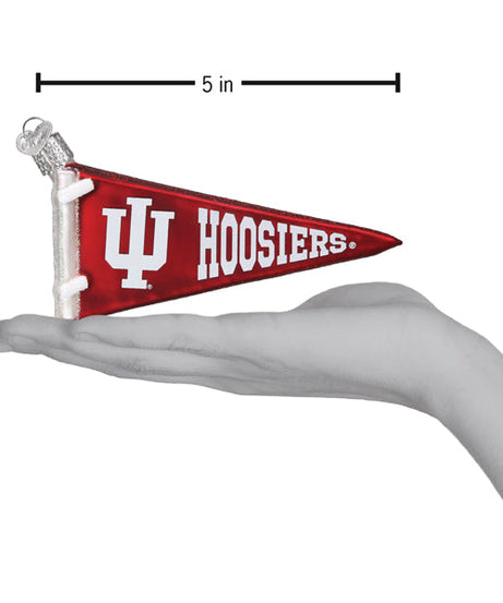 Indiana Pennant Ornament