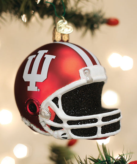 Indiana Football Helmet Ornament