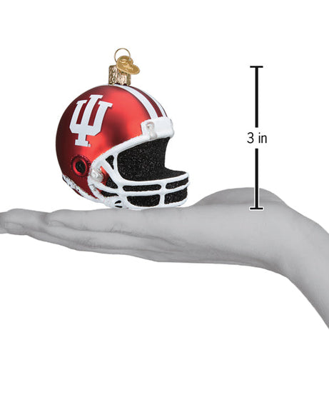 Indiana Football Helmet Ornament