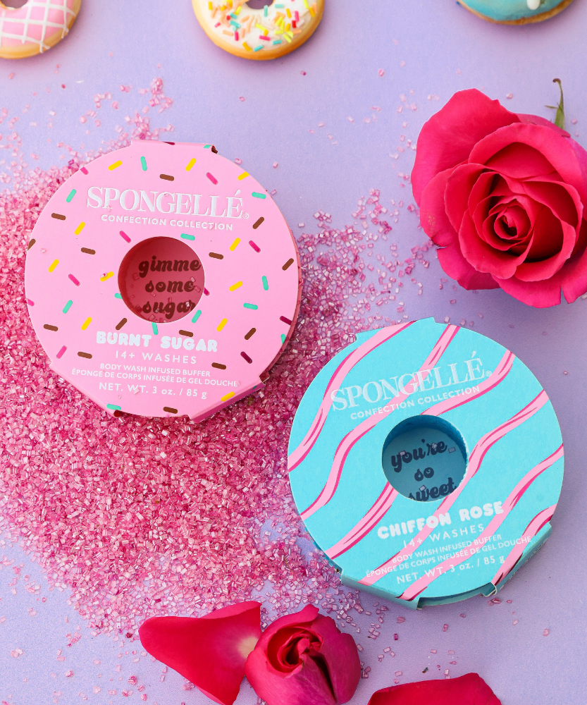 Burnt Sugar & Chiffon Rose Body Buffer Set