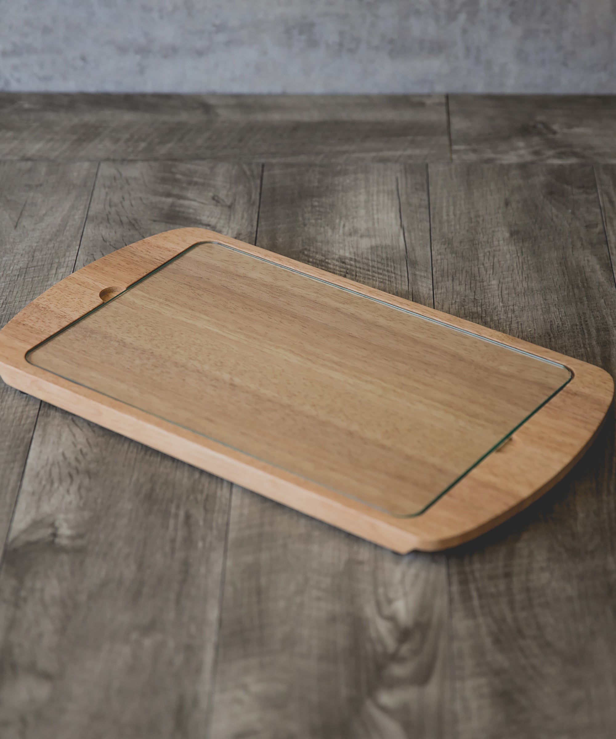 Billboard Glass Top Serving Tray