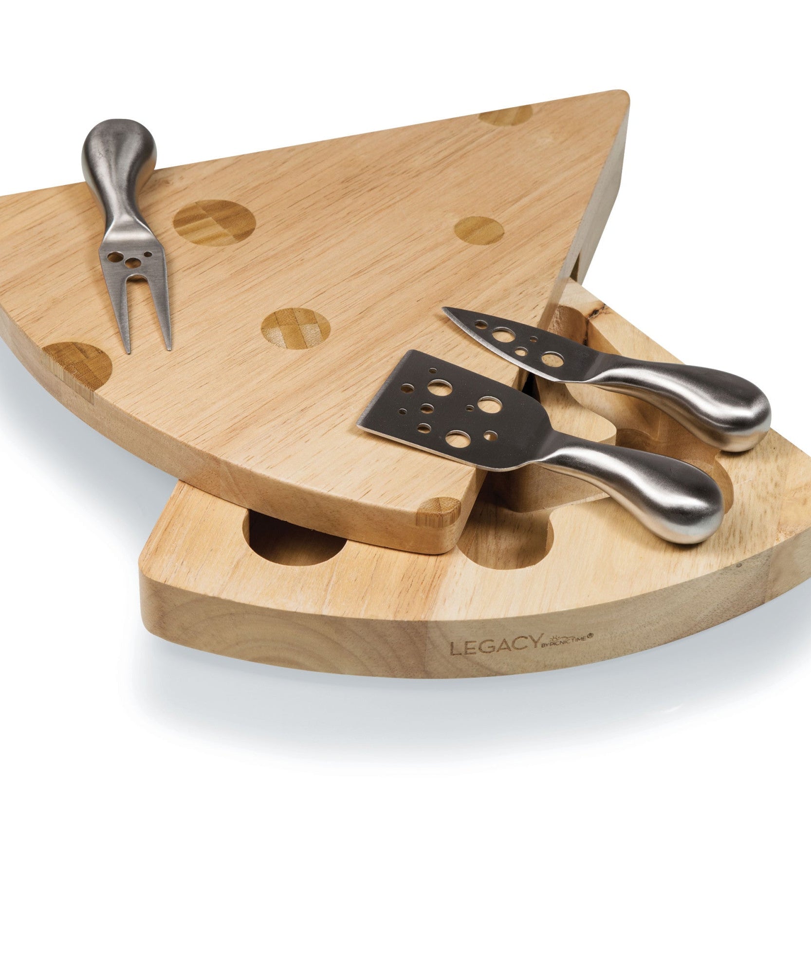 Swiss Cheese Cutting Board & Tools Set
