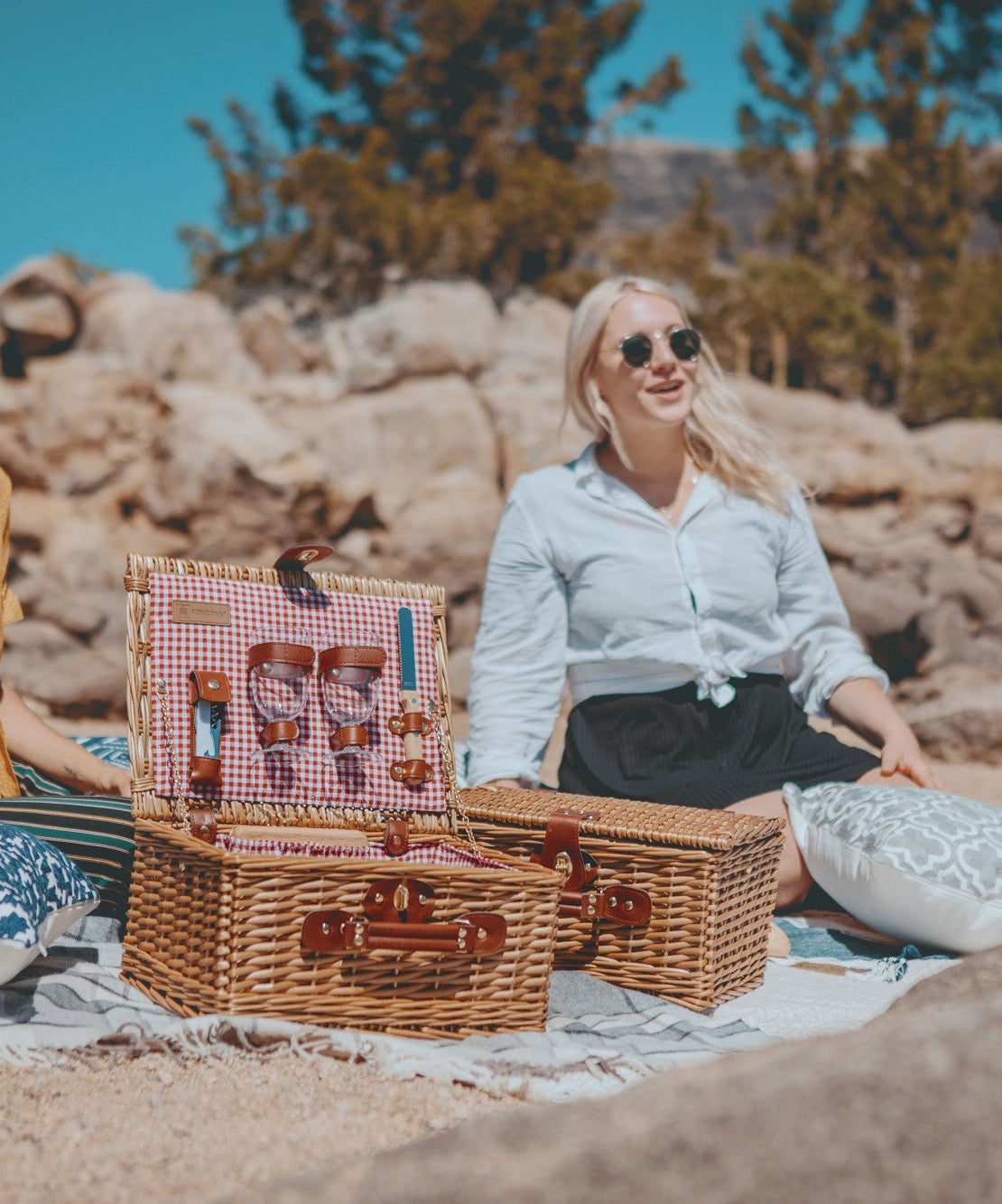 Classic Wine & Cheese Picnic Basket