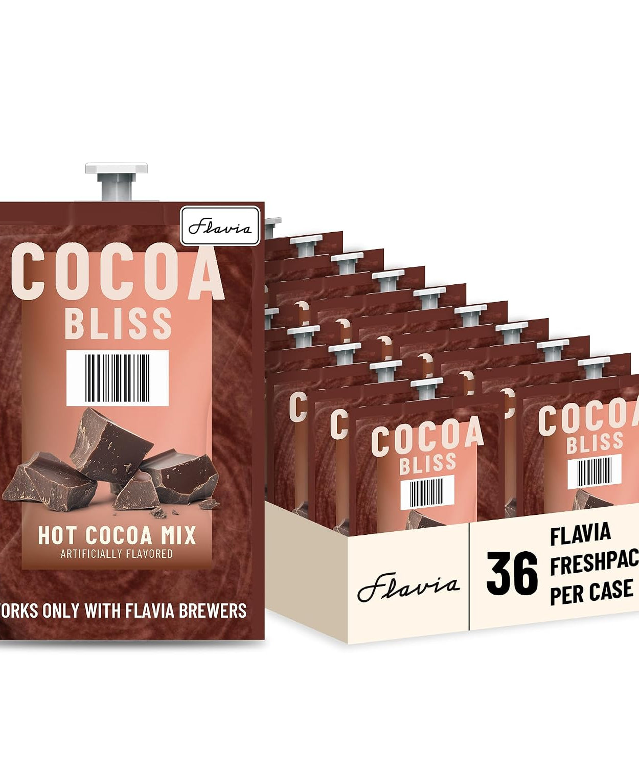 Dove® Hot Chocolate Freshpack, Milk Chocolate, 0.62 oz. Pouch, 36 Pouches (LAV48720) - Grazingbelles