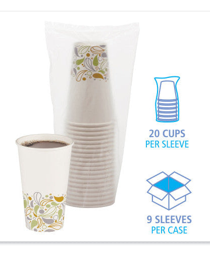 Boardwalk® Deerfield Printed 16 oz Paper Hot Cups, 1000 Cups (BWKDEER16HCUP)
