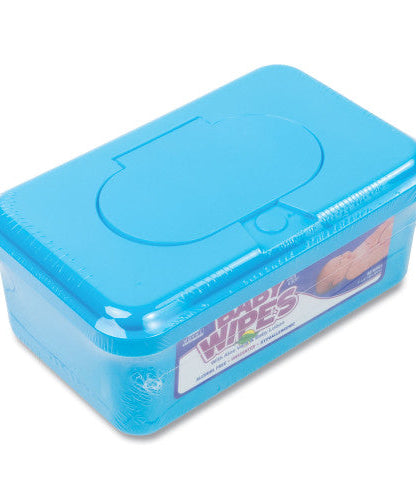 AmerCareRoyal Baby Wipes Tub, Unscented, White, 80/Tub, 12 Tubs/Carton (RPBWU80)