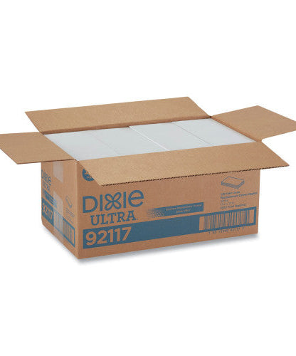 Dixie 1/8-Fold Linen-Replacement Dinner Napkins, Two-Ply, 17 x 17, White (92117)