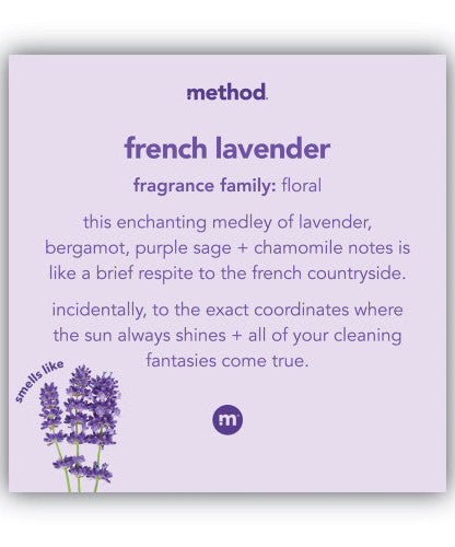 Method® Gel Hand Wash, French Lavender, 12 oz Pump Bottle, 6 Bottles (00031CT)
