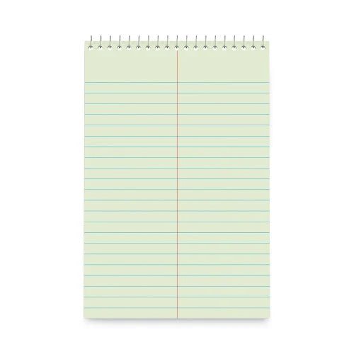 Universal Steno Pads, Gregg Rule, Red Cover, 80 Green-Tint 6 x 9 Sheets, 6/Pack (UNV86920PK) - Grazingbelles