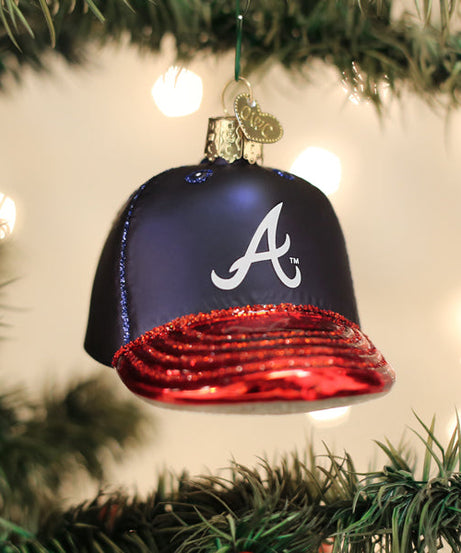 Braves Baseball Cap Ornament