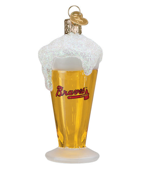 Braves Glass Of Beer Ornament - Grazingbelles