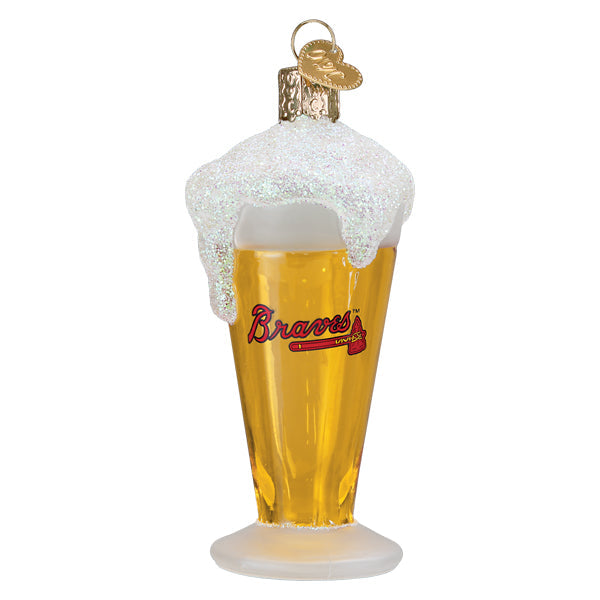 Braves Glass Of Beer Ornament - Grazingbelles