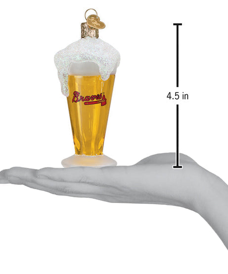 Braves Glass Of Beer Ornament - Grazingbelles