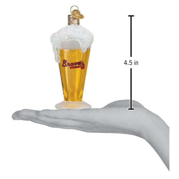 Braves Glass Of Beer Ornament - Grazingbelles
