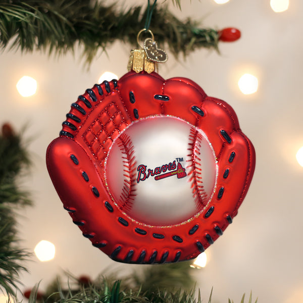 Braves Baseball Mitt Ornament - Grazingbelles
