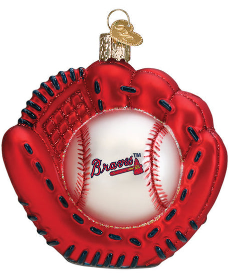 Braves Baseball Mitt Ornament - Grazingbelles