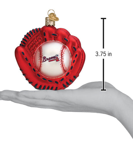 Braves Baseball Mitt Ornament - Grazingbelles