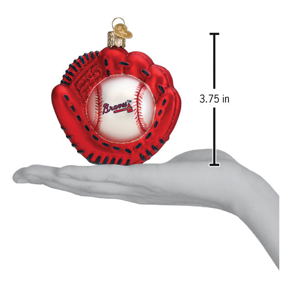 Braves Baseball Mitt Ornament - Grazingbelles