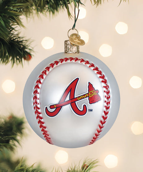 Braves Baseball Ornament