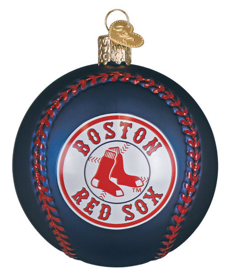 Red Sox Baseball Ornament