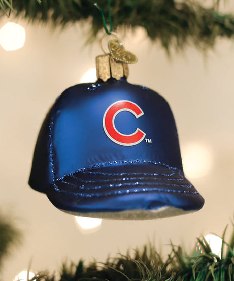 Cubs Baseball Cap Ornament