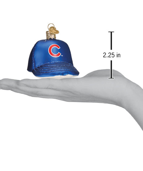 Cubs Baseball Cap Ornament