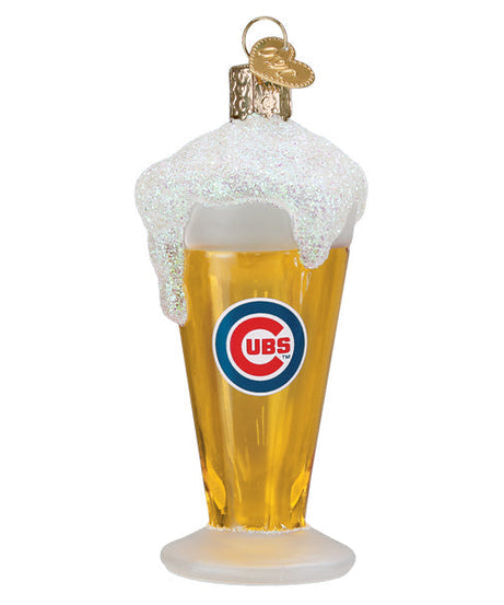 Cubs Glass Of Beer Ornament - Grazingbelles