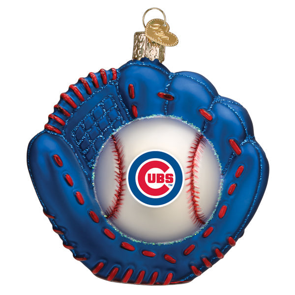 Cubs Baseball Mitt Ornament - Grazingbelles