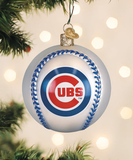 Cubs Baseball Ornament