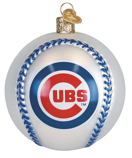 Cubs Baseball Ornament