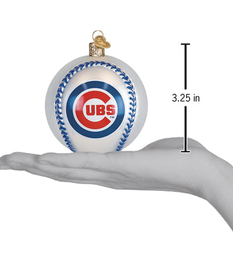 Cubs Baseball Ornament