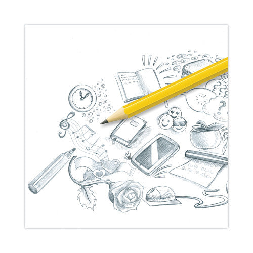 Staedtler Woodcase Pencil, HB (#2), Black Lead, Yellow Barrel, 144/Pack (13247C144A6) - Grazingbelles