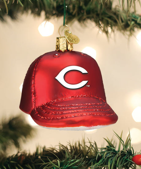 Reds Baseball Cap Ornament