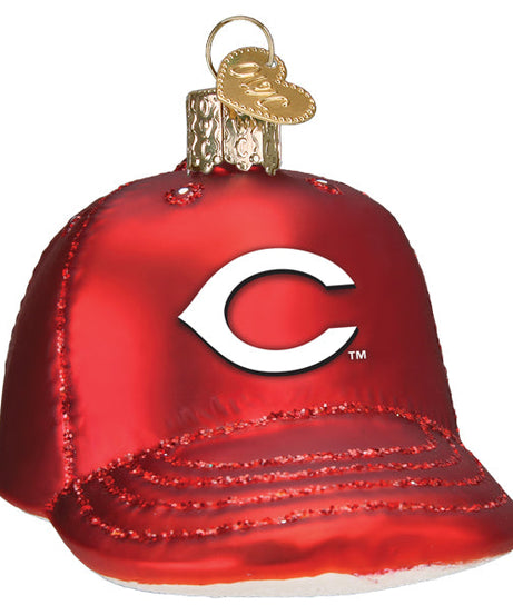 Reds Baseball Cap Ornament