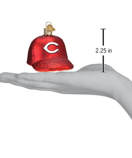 Reds Baseball Cap Ornament