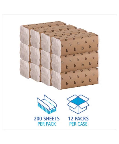 Boardwalk® C-Fold Paper Towels, 1-Ply, White, 2400 Towels (BWK6220) - Grazingbelles