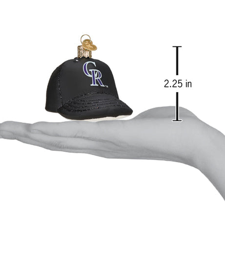 Rockies Baseball Cap Ornament