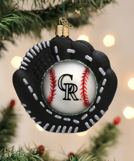 Rockies Baseball Mitt Ornament - Grazingbelles