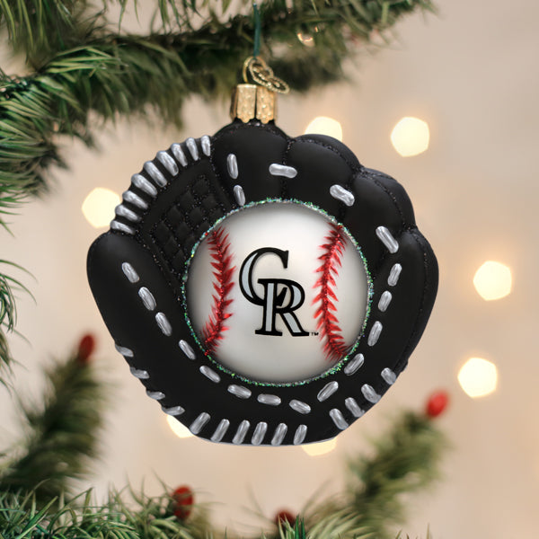 Rockies Baseball Mitt Ornament - Grazingbelles