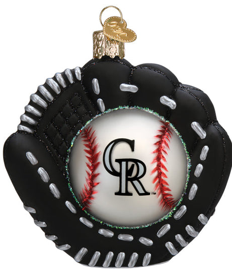 Rockies Baseball Mitt Ornament - Grazingbelles