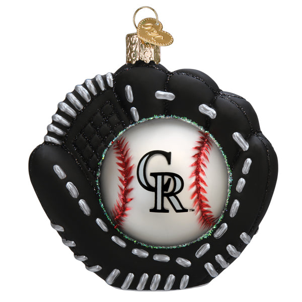 Rockies Baseball Mitt Ornament - Grazingbelles