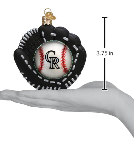 Rockies Baseball Mitt Ornament - Grazingbelles