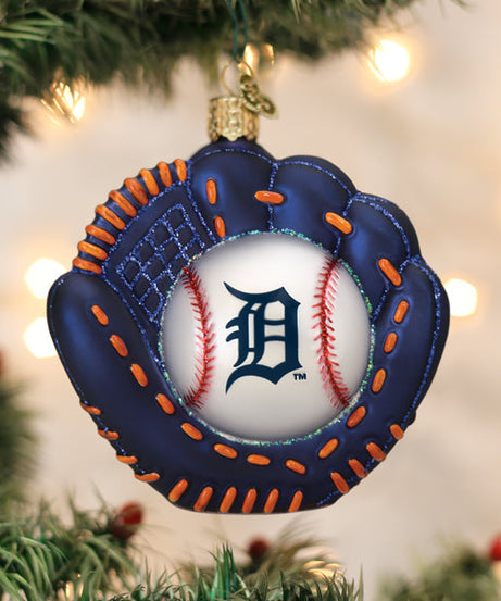 Tigers Baseball Mitt Ornament - Grazingbelles