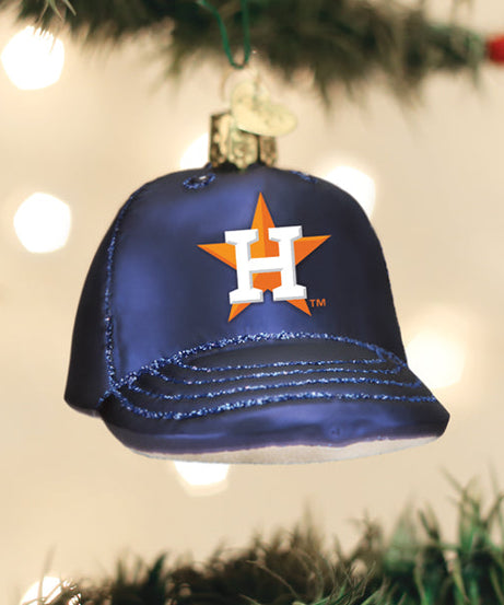 Astros Baseball Cap Ornament