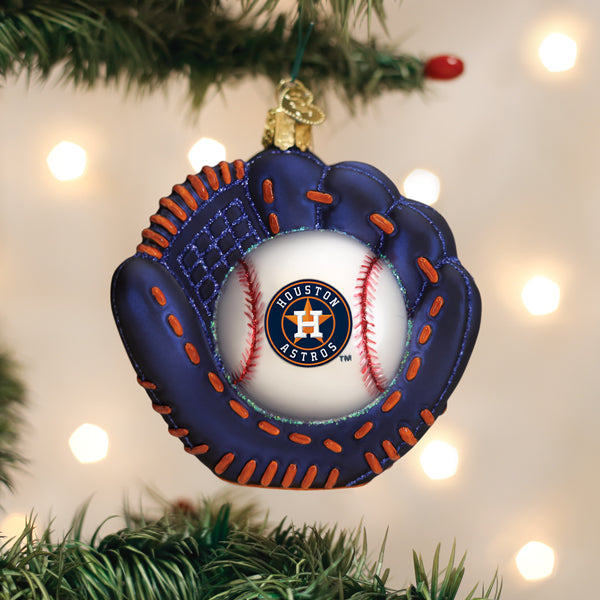 Astros Baseball Mitt Ornament - Grazingbelles