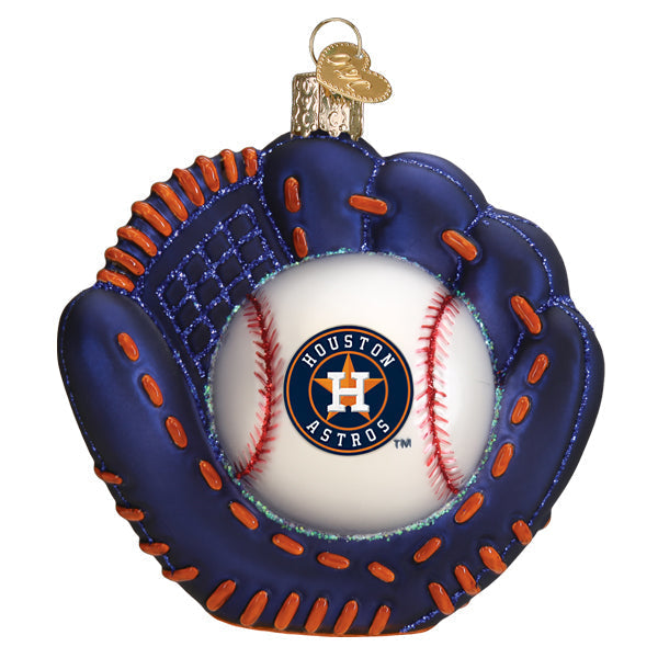 Astros Baseball Mitt Ornament - Grazingbelles