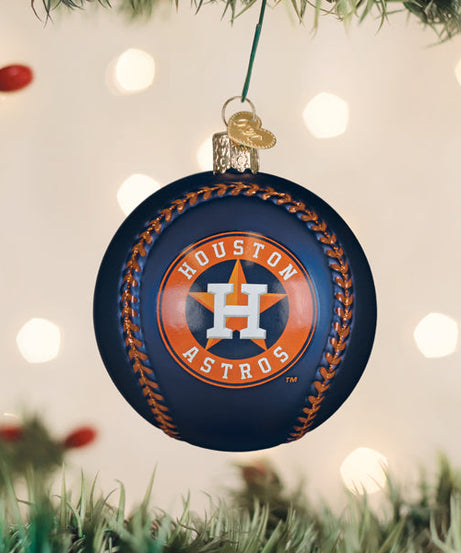Astros Baseball Ornament