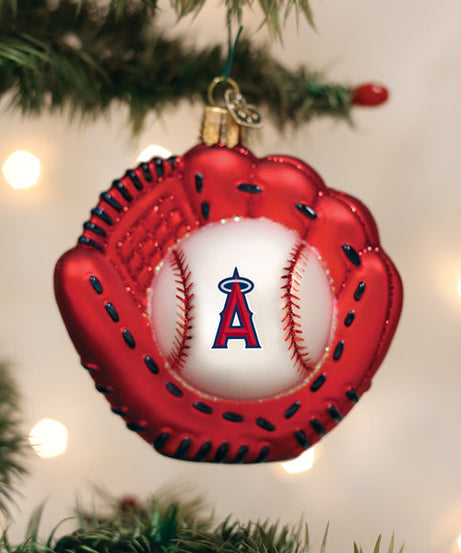Angels Baseball Mitt Ornament - Grazingbelles